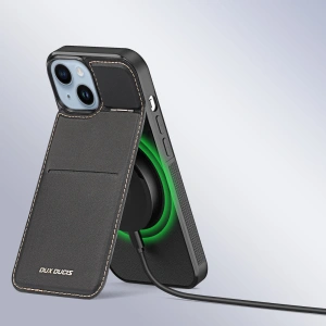 Hurtownia GSM - Etui Dux Ducis RFID Rafi Mag Apple iPhone 15 MagSafe portfel z podstawką 3w1 czarne - DDS1804 - {ean13} - Hurt