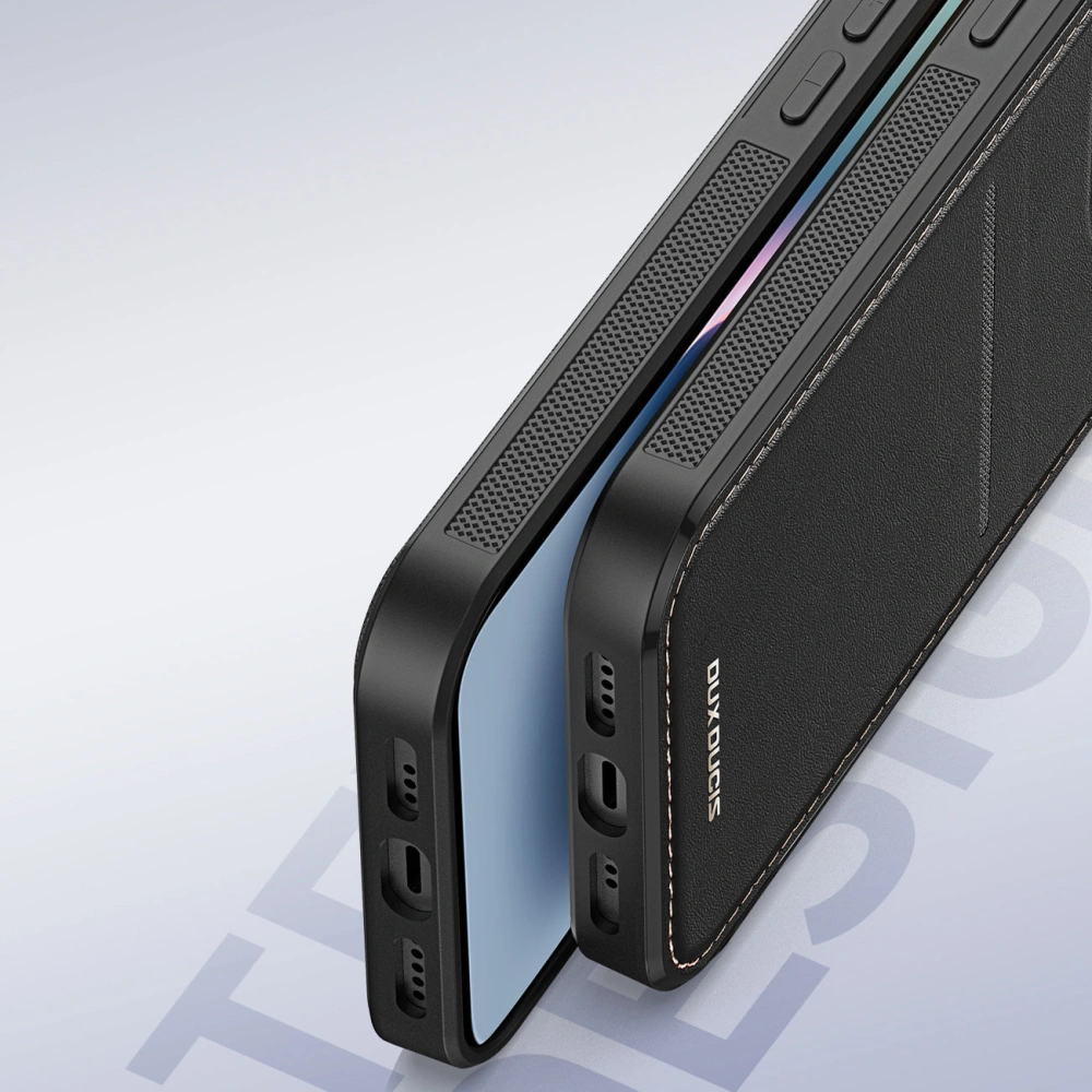 Hurtownia GSM - Dux Ducis RFID Rafi Mag tok Apple iPhone 15 MagSafe pénztárca állvánnyal 3w1 fekete - DDS1804 - {ean13} - Hurt