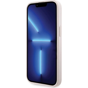 Etui Guess GUHCP13MP4TDSCPP Apple iPhone 13 hardcase Crossbody 4G Metal Logo różowy/pink