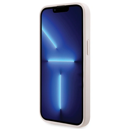 Etui Guess GUHCP13MP4TDSCPP Apple iPhone 13 hardcase Crossbody 4G Metal Logo różowy/pink