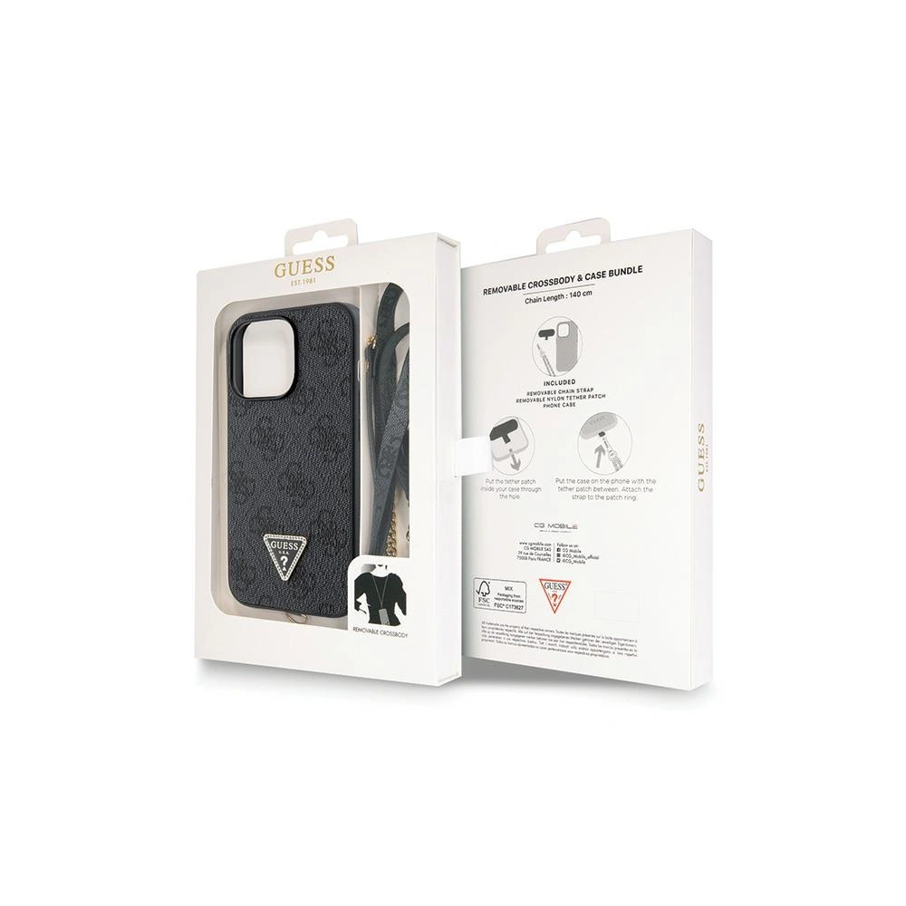Hurtownia GSM - Etui Guess GUHCP13XP4TDSCPK Apple iPhone 13 Pro Max hardcase Crossbody 4G Metal Logo černý/black - GUE2735 - {ean13} - Hurt
