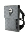 Karl Lagerfeld KLWBSAKHPKG Saffiano Monogram Ikonik silver