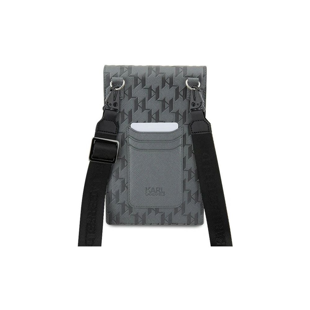 Hurtownia GSM - Torebă Karl Lagerfeld KLWBSAKHPKG Saffiano Monogram Ikonik argintie/silver - KLD1632 - {ean13} - Hurt