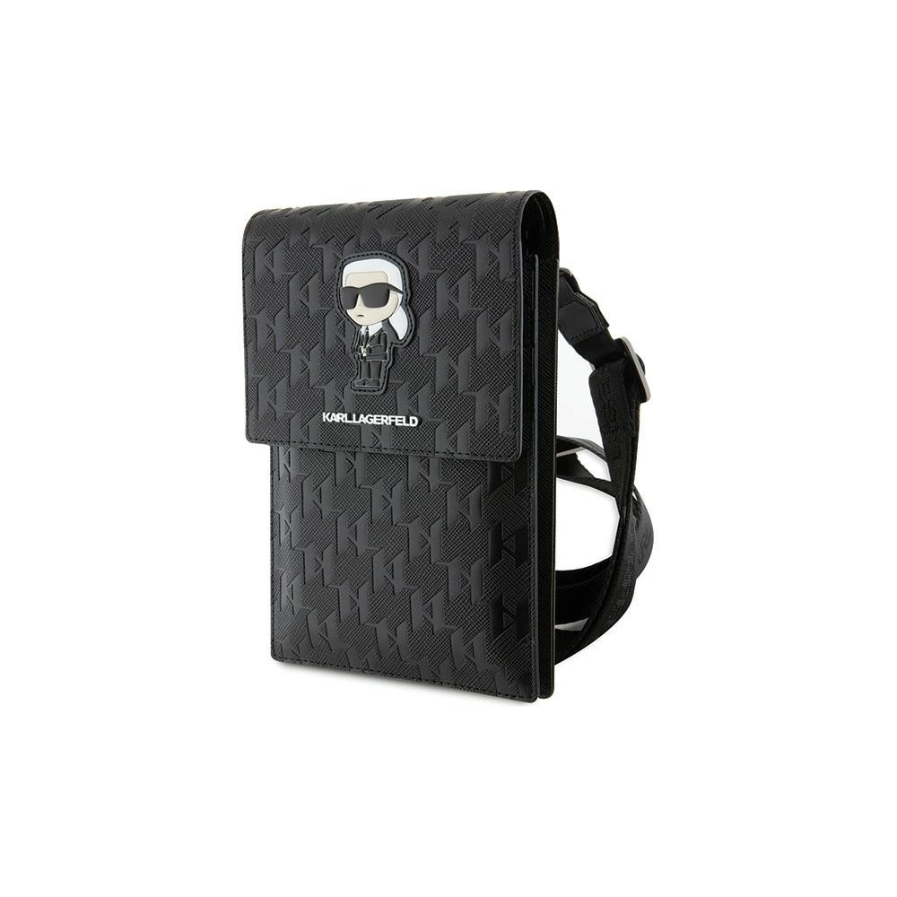 Hurtownia GSM - Torebka Karl Lagerfeld KLWBSAKHPKK Saffiano Monogram Ikonik czarny/black - KLD1633 - {ean13} - Hurt