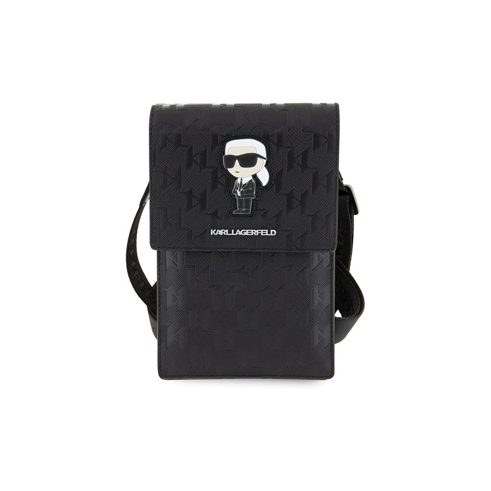 Hurtownia GSM - Táska Karl Lagerfeld KLWBSAKHPKK Saffiano Monogram Ikonik fekete/black - KLD1633 - {ean13} - Hurt