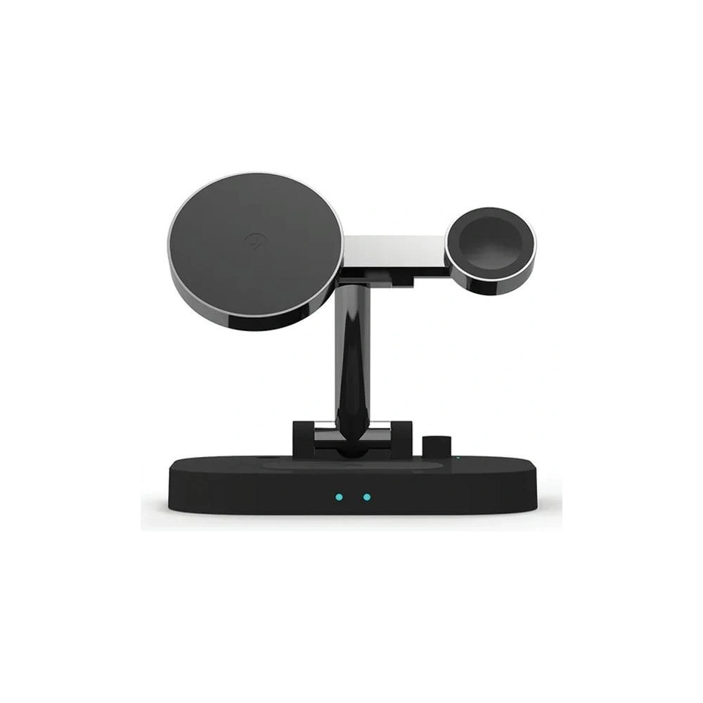 Hurtownia GSM - Indukční nabíječka AWEI W22 15W Rychlé nabíjení 4w1 černá/black - AWEI150 - {ean13} - Hurt