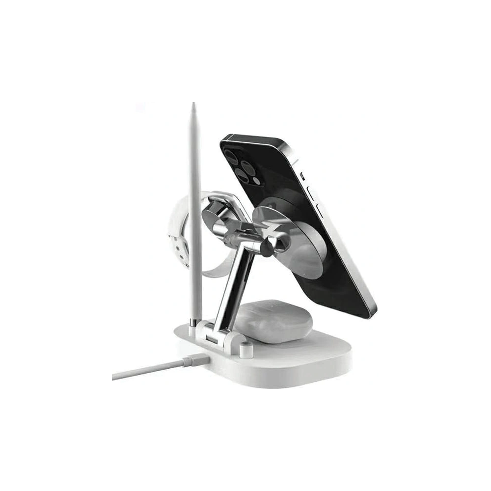 Hurtownia GSM - Induktive Ladestation AWEI W22 15W Schnellladen 4w1 schwarz/black - AWEI150 - {ean13} - Hurt