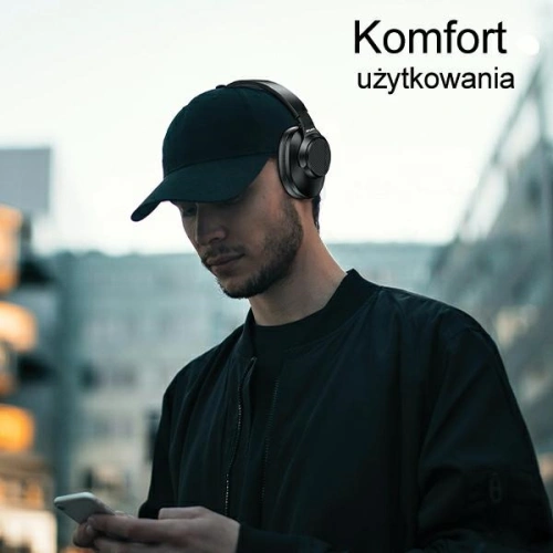 Słuchawki nauszne AWEI A997 Pro ANC Bluetooth czarny/black