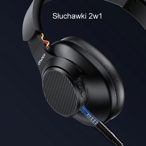 Słuchawki nauszne AWEI A997BL Bluetooth czarny/black