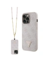 Hurtownia GSM - Etui Guess GUHCP13XP4TDSCPP Apple iPhone 13 Pro Max kemény tok Crossbody 4G Fém Logó rózsaszín/pink - GUE2736 - {ean13} - Hurt