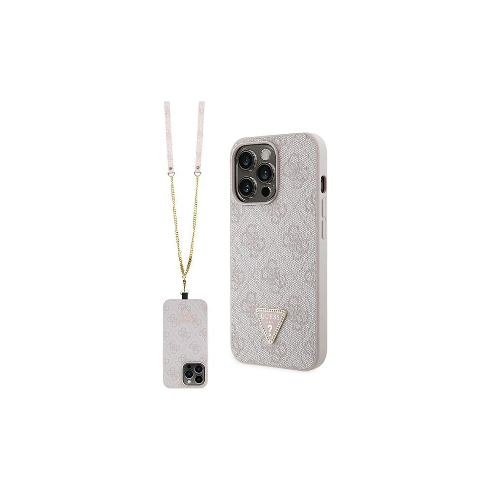 Hurtownia GSM - Etui Guess GUHCP13XP4TDSCPP Apple iPhone 13 Pro Max hardcase Crossbody 4G Metal Logo růžový/pink - GUE2736 - {ean13} - Hurt