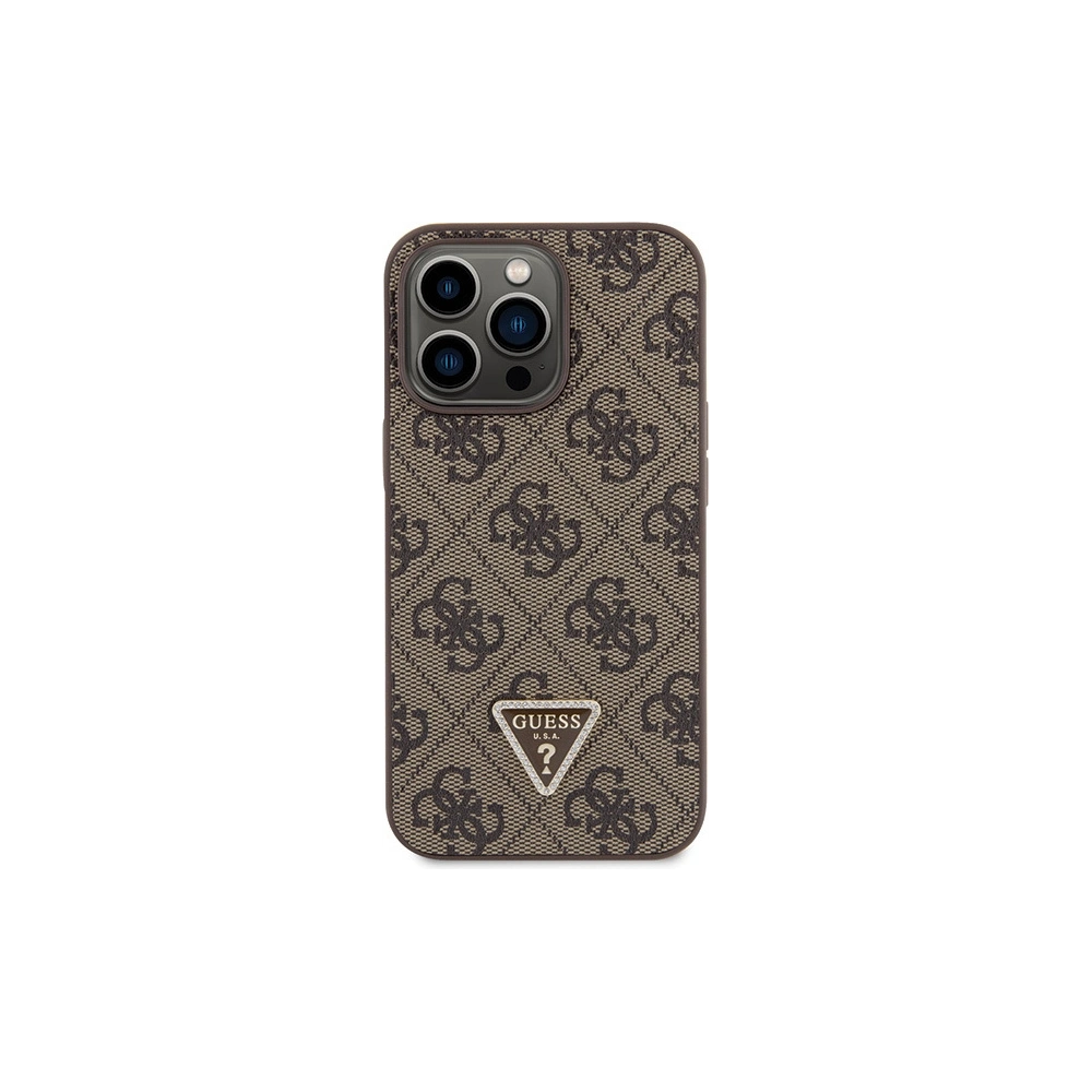 Hurtownia GSM - Etui Guess GUHCP13XP4TDSCPW Apple iPhone 13 Pro Max tvrdý obal Crossbody 4G Metal Logo hnědý/brown - GUE2737 - {ean13} - Hurt