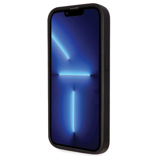 Etui Guess GUHCP14LP4TDSCPK Apple iPhone 14 Pro hardcase Crossbody 4G Metal Logo czarny/black