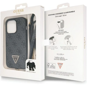 Hurtownia GSM - Etui Guess GUHCP14LP4TDSCPK Apple iPhone 14 Pro hardcase Crossbody 4G Metal Logo negru/black - GUE2739 - {ean13} - Hurt