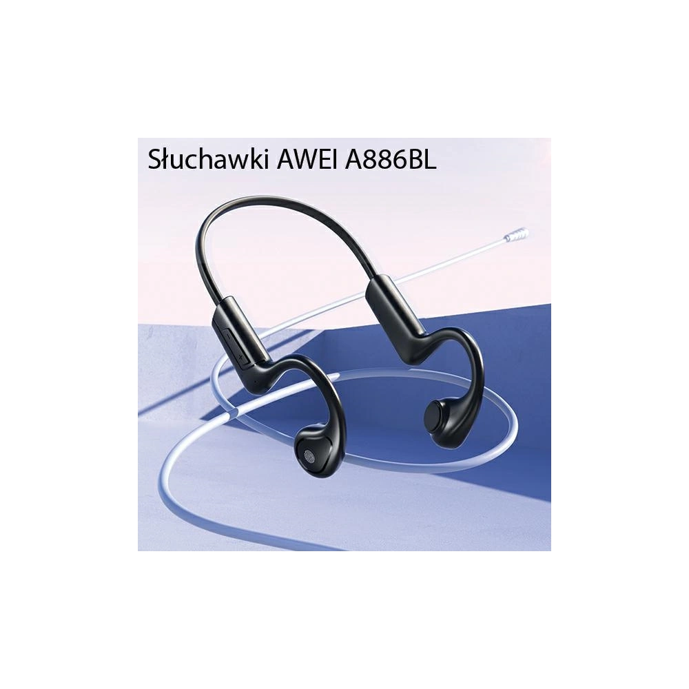 Hurtownia GSM - AWEI A886BL Air Conduction sport fülhallgató fekete/black - AWEI156 - {ean13} - Hurt