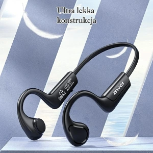 Hurtownia GSM - Căști sportive AWEI A886BL Air Conduction negru/black - AWEI156 - {ean13} - Hurt
