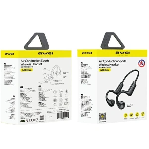 Hurtownia GSM - Căști sportive AWEI A886BL Air Conduction negru/black - AWEI156 - {ean13} - Hurt