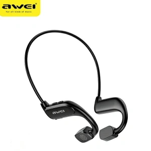 Wholesale AWEI A897BL Air Conduction black sports headphones - AWEI157 - {ean13} - Hurt