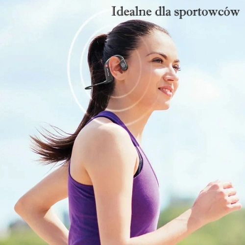 Słuchawki sportowe AWEI A897BL Air Conduction czarny/black