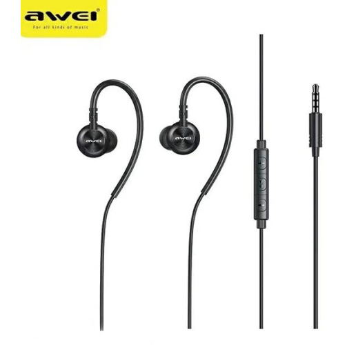 Awei Distributor - 6954284003643 - AWEI159 - AWEI L3 in-ear headphones 3.5mm jack black - B2B homescreen