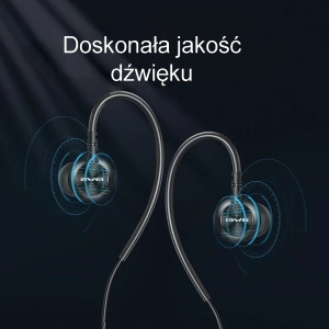 Wholesale AWEI L3 in-ear headphones 3.5mm jack black - AWEI159 - {ean13} - Hurt