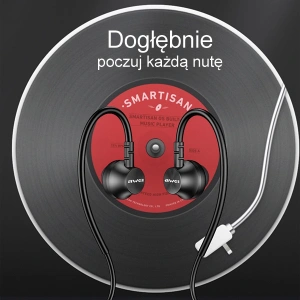 Hurtownia GSM - Słuchawki douszne AWEI L3 3,5mm jack czarny/black - AWEI159 - {ean13} - Hurt