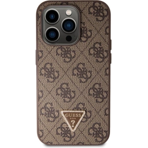 Hurtownia GSM - Etui Guess GUHCP14LP4TDSCPW Apple iPhone 14 Pro hardcase Crossbody 4G Metal Logo maro/brown - GUE2741 - {ean13} - Hurt
