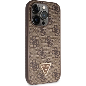 Hurtownia GSM - Etui Guess GUHCP14LP4TDSCPW Apple iPhone 14 Pro hardcase Crossbody 4G Metal Logo maro/brown - GUE2741 - {ean13} - Hurt