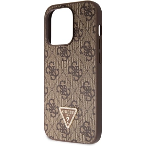 Hurtownia GSM - Etui Guess GUHCP14LP4TDSCPW Apple iPhone 14 Pro hardcase Crossbody 4G Metal Logo maro/brown - GUE2741 - {ean13} - Hurt