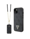 Etui Guess GUHCP14SP4TDSCPK Apple iPhone 14 hardcase Crossbody 4G Metal Logo černý/black