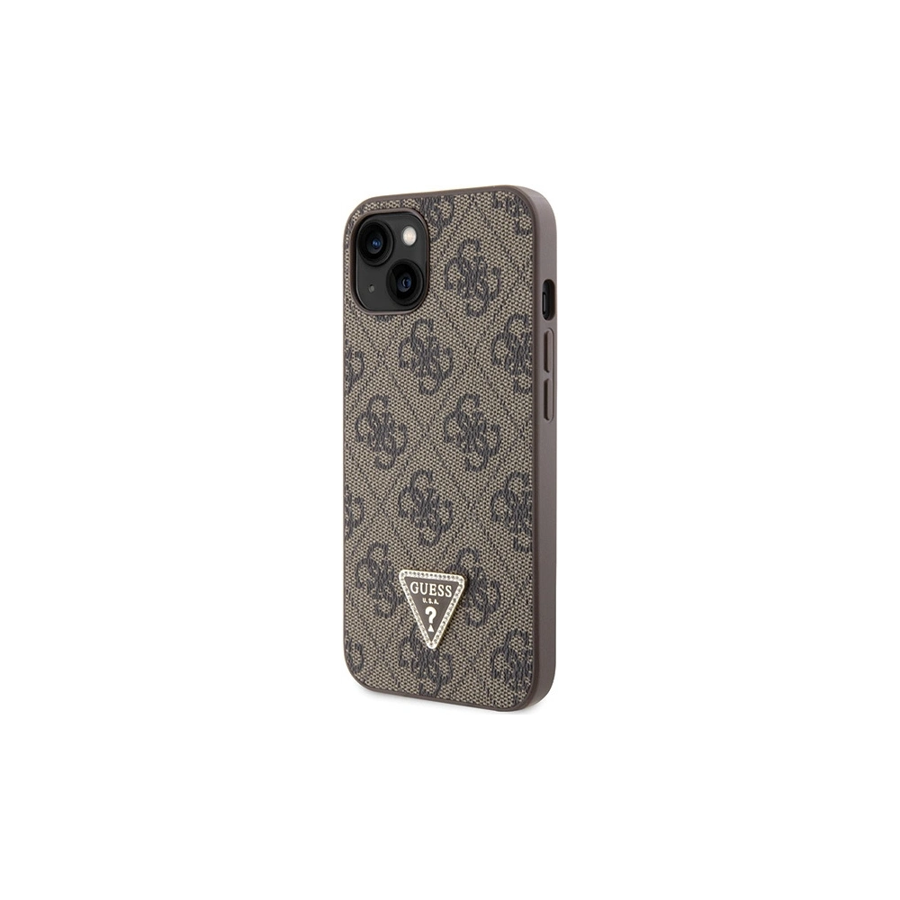 Hurtownia GSM - Etui Guess GUHCP14SP4TDSCPW Apple iPhone 14 Hardcase Crossbody 4G Metall-Logo braun/brown - GUE2744 - {ean13} - Hurt