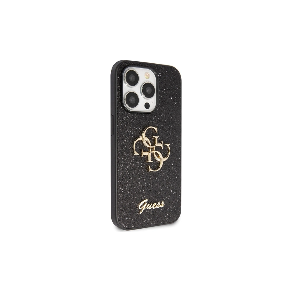 Wholesale Guess GUHCP14XHG4SGK Apple iPhone 14 Pro Max hardcase Glitter Script Big 4G black - GUE2745 - {ean13} - Hurt