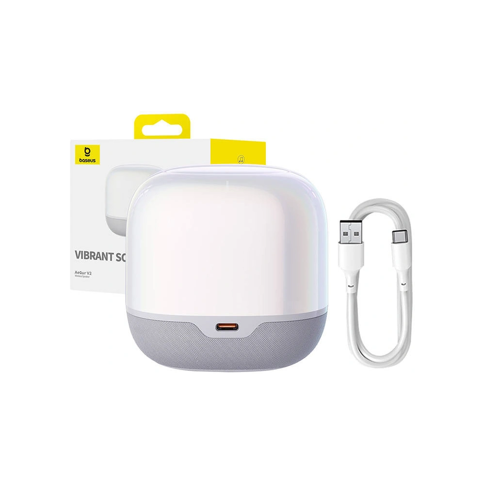 Wholesale Baseus Wireless Speaker AeQur V2 white - BSU4559 - {ean13} - Hurt
