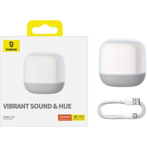 Wholesale Baseus Wireless Speaker AeQur V2 white - BSU4559 - {ean13} - Hurt