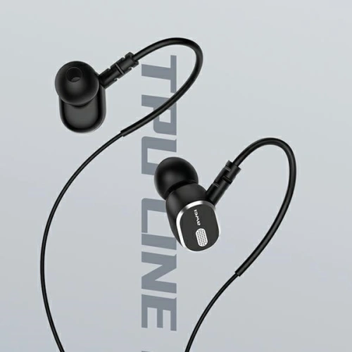 Słuchawki douszne AWEI TC-6 USB-C czarny/black