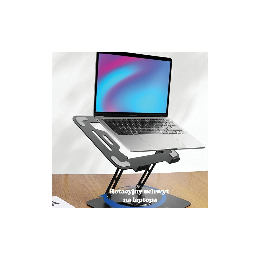 Hurtownia GSM - Suport de birou AWEI X46 rotativ pentru laptop de până la 16 inch negru/black - AWEI161 - {ean13} - Hurt