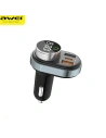 Hurtownia GSM - Transmiter FM AWEI C-843, zestaw głośnomówiący, Bluetooth 5.0, MP3, 1xUSB-A, 1xUSB-C czarny/black - AWEI162 - {ean13} - Hurt