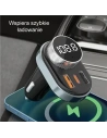 Hurtownia GSM - FM-Transmitter AWEI C-843, Freisprecheinrichtung, Bluetooth 5.0, MP3, 1xUSB-A, 1xUSB-C schwarz/black - AWEI162 - {ean13} - Hurt