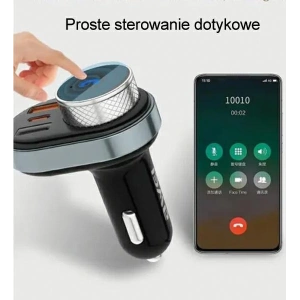 Hurtownia GSM - FM vysílač AWEI C-843, hands-free sada, Bluetooth 5.0, MP3, 1xUSB-A, 1xUSB-C černý/black - AWEI162 - {ean13} - Hurt