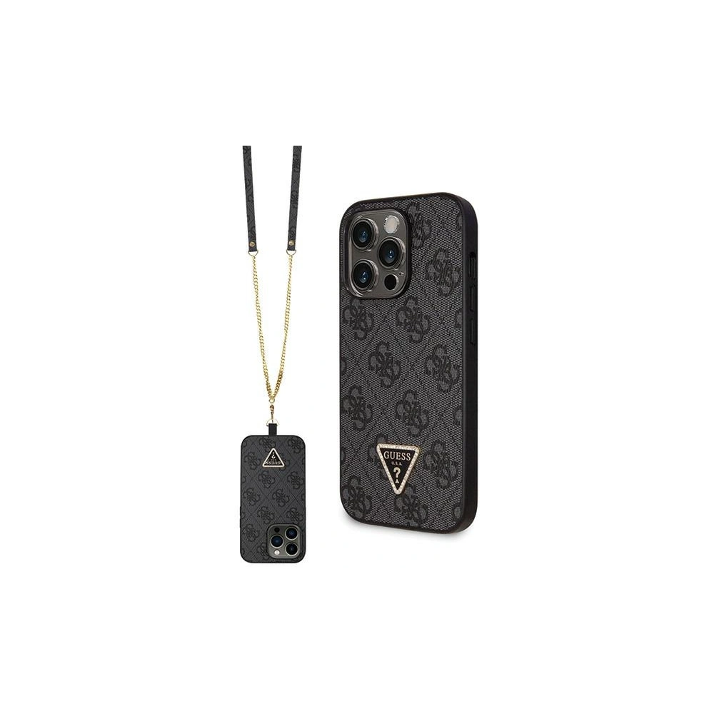Hurtownia GSM - Etui Guess GUHCP14XP4TDSCPK Apple iPhone 14 Pro Max hardcase Crossbody 4G Metal Logo černý/black - GUE2746 - {ean13} - Hurt