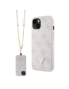 Wholesale Guess GUHCP14XP4TDSCPP Apple iPhone 14 Pro Max hardcase Crossbody 4G Metal Logo pink - GUE2747 - {ean13} - Hurt