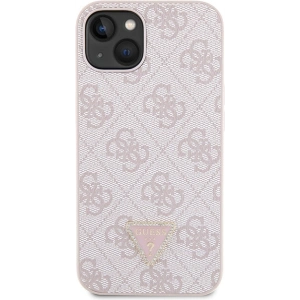 Guess GUHCP14XP4TDSCPP Apple iPhone 14 Pro Max hardcase Crossbody 4G Metal Logo pink