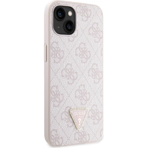 Guess GUHCP14XP4TDSCPP Apple iPhone 14 Pro Max hardcase Crossbody 4G Metal Logo pink