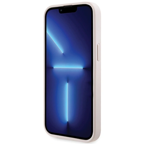 Etui Guess GUHCP14XP4TDSCPP Apple iPhone 14 Pro Max hardcase Crossbody 4G Metal Logo różowy/pink