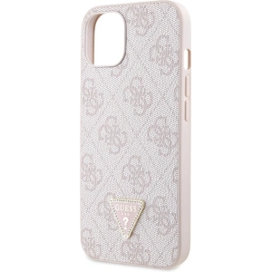 Guess GUHCP14XP4TDSCPP Apple iPhone 14 Pro Max hardcase Crossbody 4G Metal Logo pink