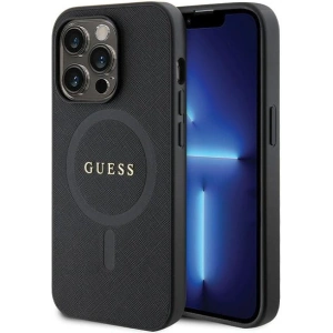Hurtownia GSM - Etui Guess GUHMP14LPSAHMCK Apple iPhone 14 Pro hardcase Saffiano MagSafe negru/black - GUE2752 - {ean13} - Hurt