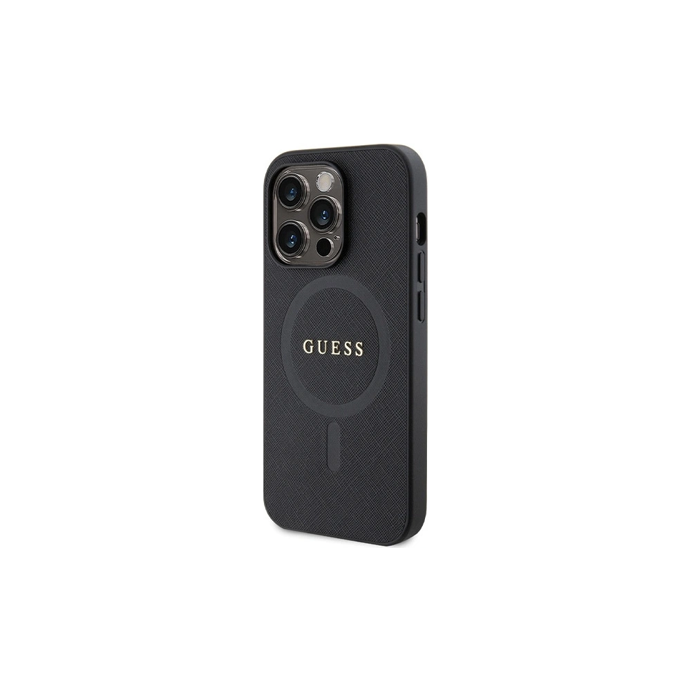 Hurtownia GSM - Etui Guess GUHMP14LPSAHMCK Apple iPhone 14 Pro hardcase Saffiano MagSafe černý/black - GUE2752 - {ean13} - Hurt