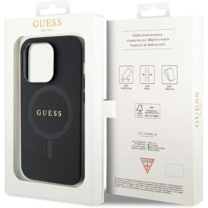 Hurtownia GSM - Etui Guess GUHMP14LPSAHMCK Apple iPhone 14 Pro hardcase Saffiano MagSafe negru/black - GUE2752 - {ean13} - Hurt
