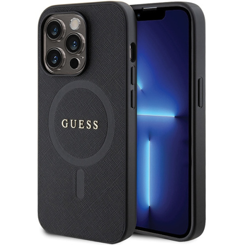 Guess Distributor - 3666339155759 - GUE2753 - Guess GUHMP14XPSAHMCK Apple iPhone 14 Pro Max hardcase Saffiano MagSafe black - B2B homescreen