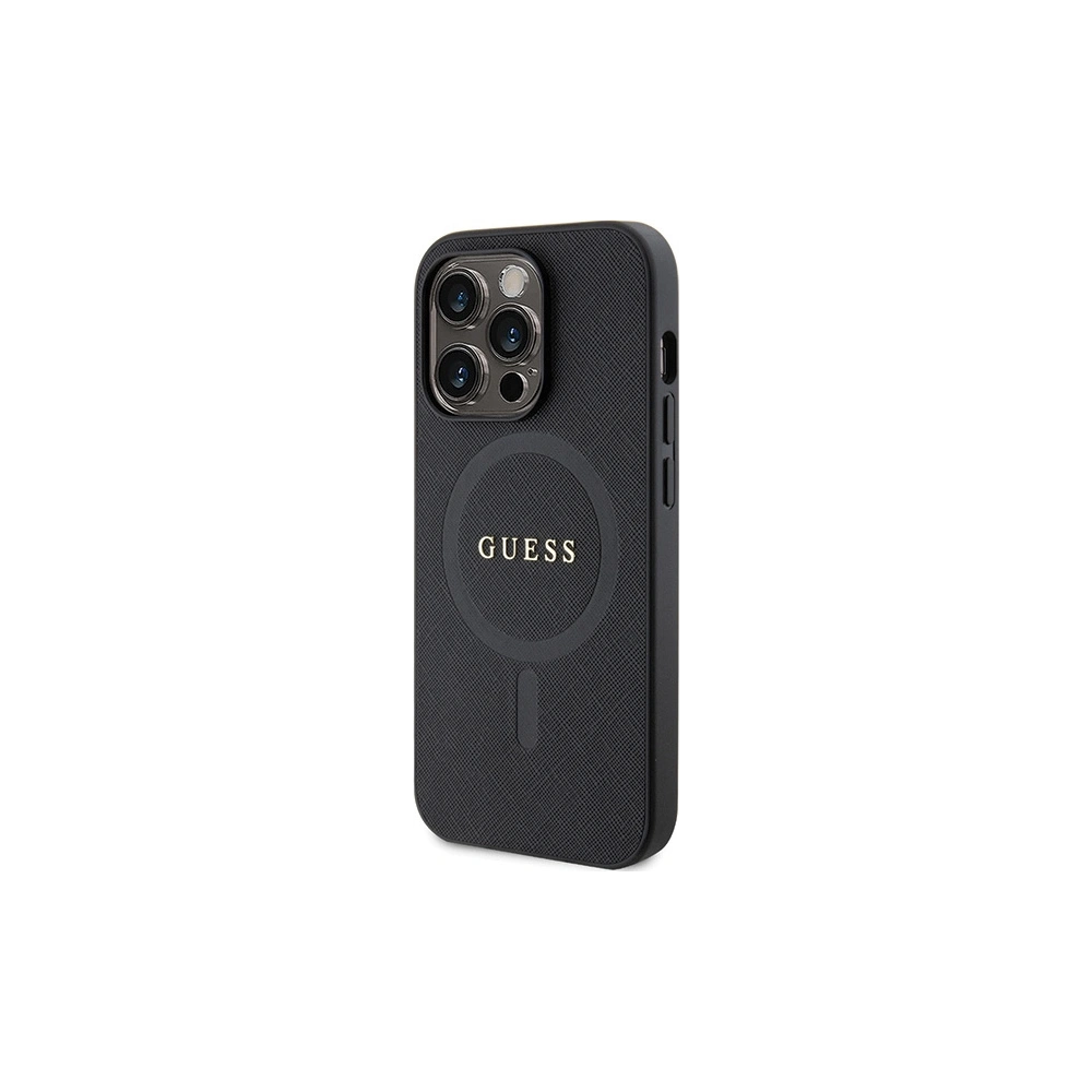 Hurtownia GSM - Etui Guess GUHMP14XPSAHMCK Apple iPhone 14 Pro Max kemény tok Saffiano MagSafe fekete/black - GUE2753 - {ean13} - Hurt